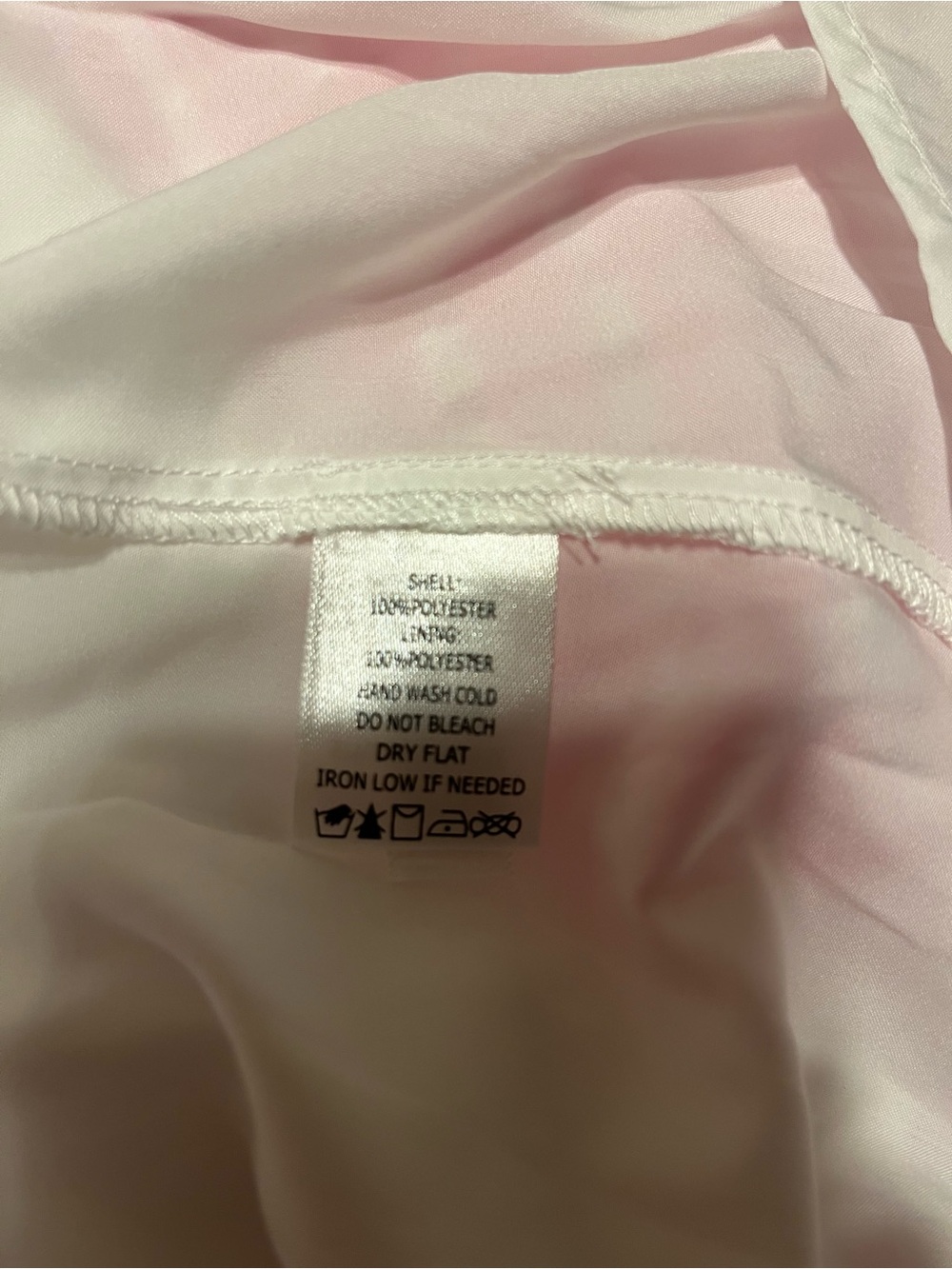 Fantastic Fawn Pink Gingham Tiered Midi Dress with Tie Sleeves Size Large - Picture 5 of 6